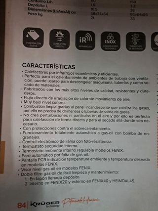  CALEFACTOR GENERADOR AIRE CALIENTE 