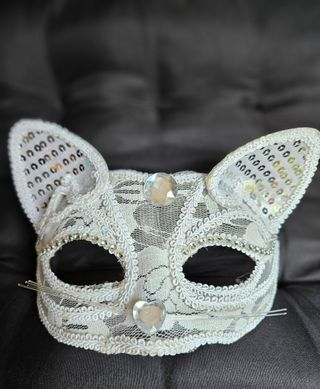 Mascara Gato Blanca