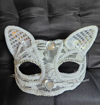 Mascara Gato Blanca