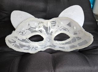 Mascara Gato Blanca