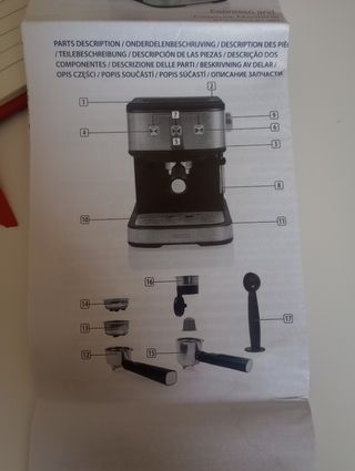 Cafetera exprés Princess para cafè molido y cápsul