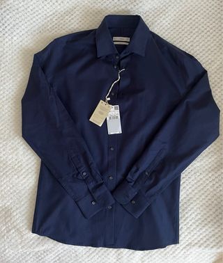 Camisa slim fit algodón Mango S