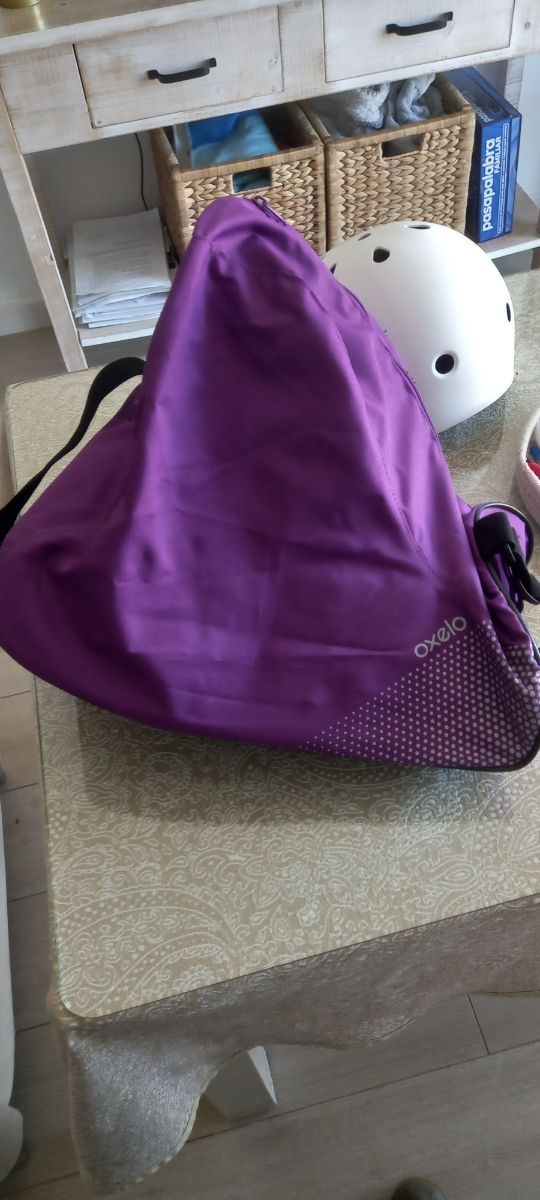 Patines de línea OXELO 35-38+bolsa+casco