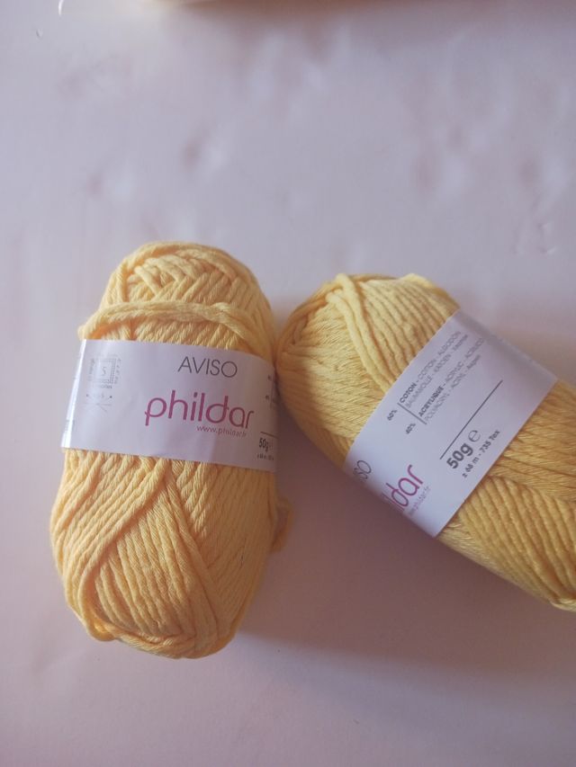 Lote de 12 ovillos algodón PHILDAR