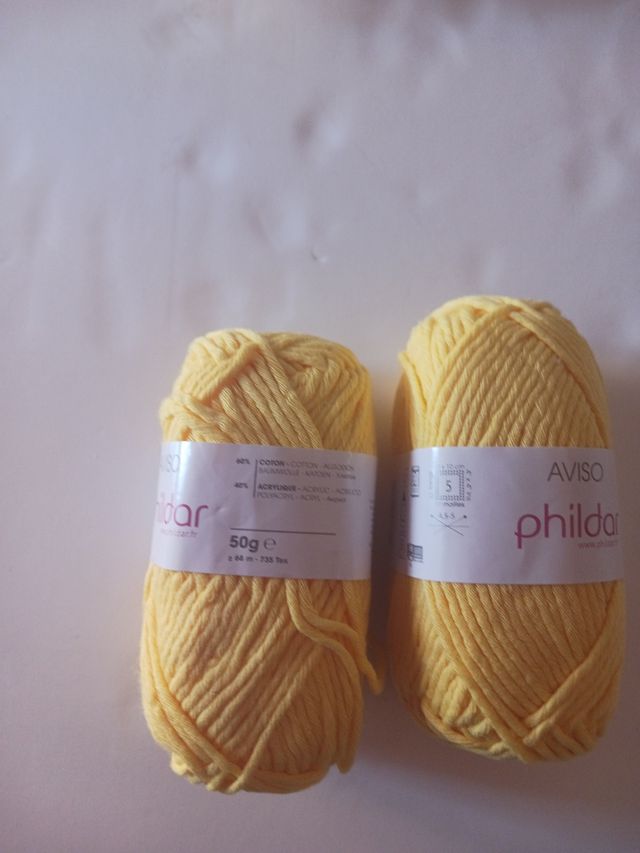 Lote de 12 ovillos algodón PHILDAR