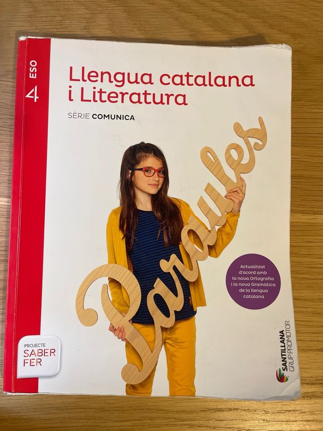 Libro Llengua catalana i Literatura 4 ESO