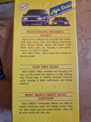 Occhiali per guida antiriflesso