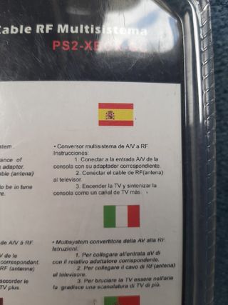 Cable Rf Multisistema ps2/Xbox/GameCube