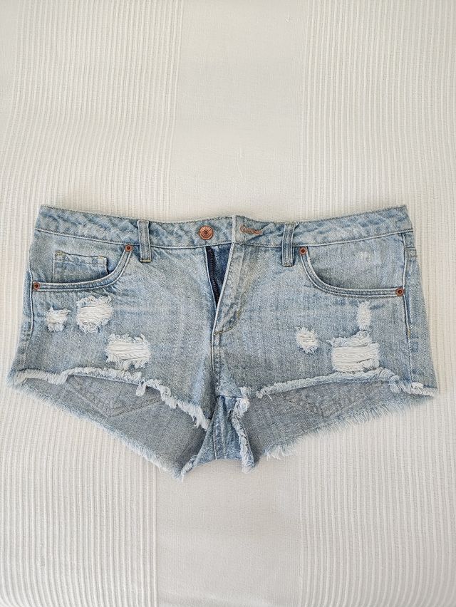 Pantalón corto vaquero mujer