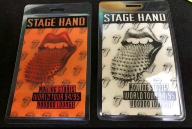 ROLLING STONES backstage pass 1994
