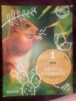 LIBROS DE BIOLOGIA 1 ESO EDITORIAL ANAYA