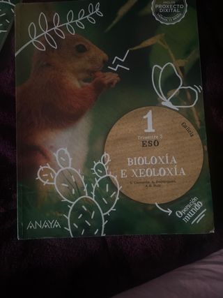 LIBROS DE BIOLOGIA 1 ESO EDITORIAL ANAYA