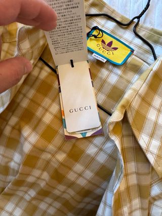 Camisa gucci x adidas