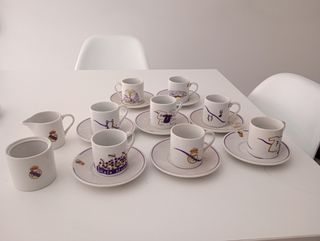 Juego de tazas de cerámica Real Madrid