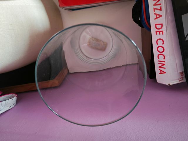 Jarron cristal redondo alto 30 alto x13 d10 euros