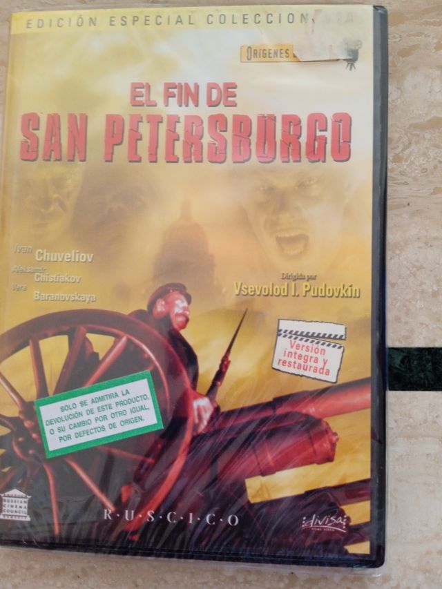 DVD- El fin de San Petersburgo.