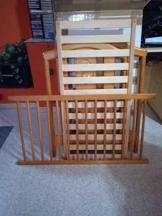 Cuna de bebe con colchón