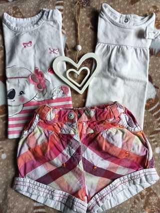 Set estivo bimba 3-6 mesi
