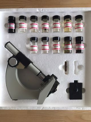 Microscopi complet vintage