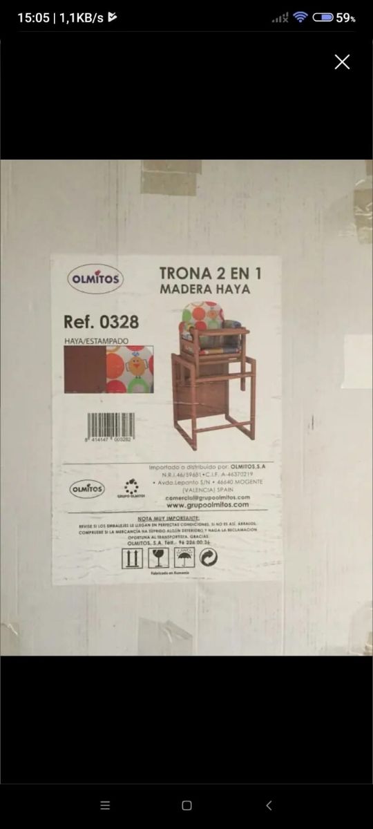 Trona 2 en 1 olmitos