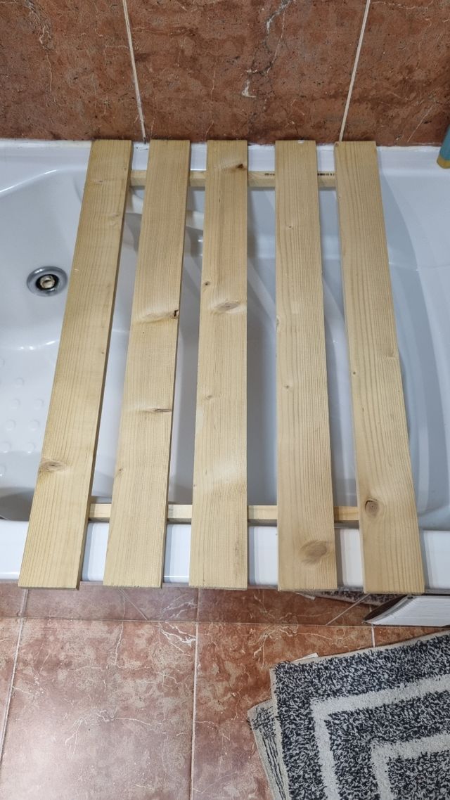 Bañera para bebé, más soporte de madera