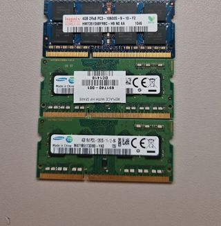 Tarjetas Memoria RAM