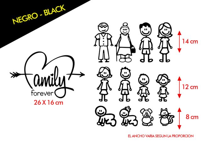 kit Pegatinas FAMILIA