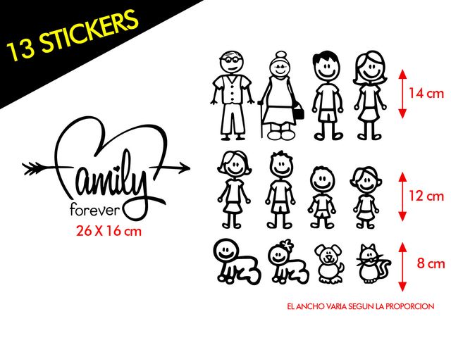 kit Pegatinas FAMILIA