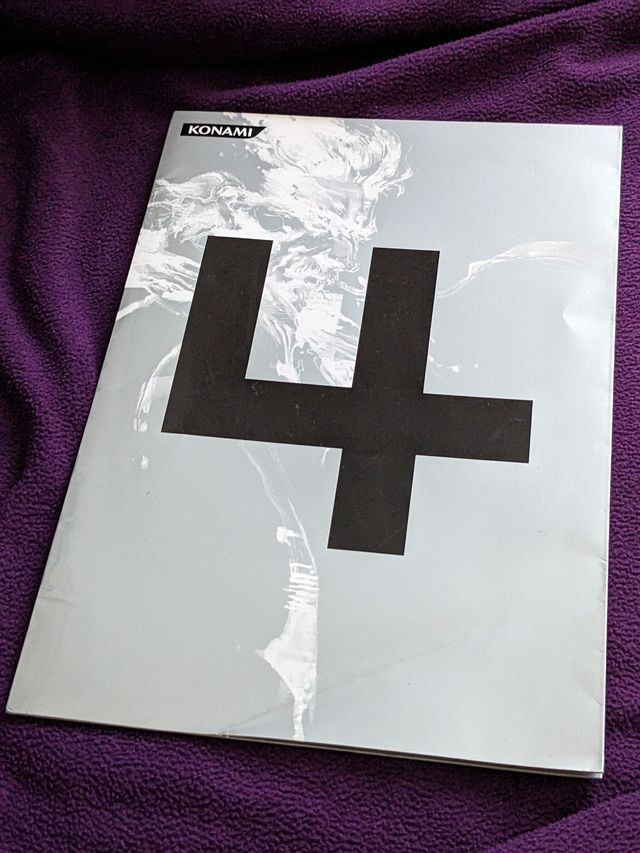 Panfleto Promocional despeglable Metal Gear Solid