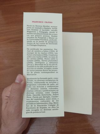 Pez de fondo. Francisco Cejudo