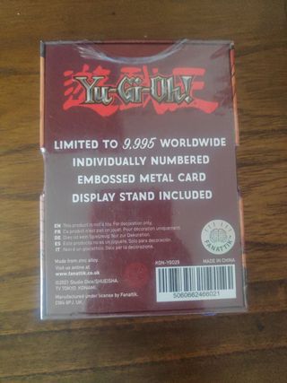 YuGiOh metal card baby dragón 