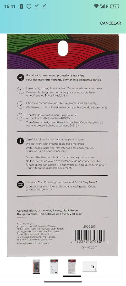 Cricut Explore/Maker Infusible Ink