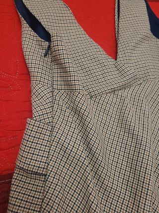 Abito zara scamiciato,color cammello. Taglia S