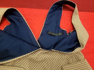 Abito zara scamiciato,color cammello. Taglia S