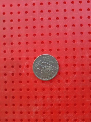 Moneda 25 pesetas 1957 Franco