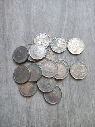 Moneda 25 pesetas 1957 Franco