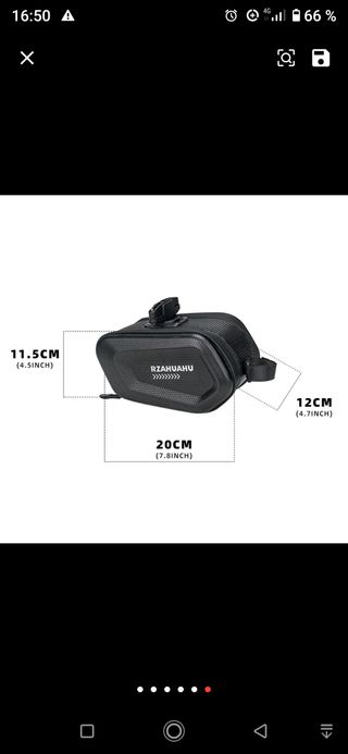 BOLSA BICICLETA GRANDE ALMACENAMIENTO TIJA SILLIN