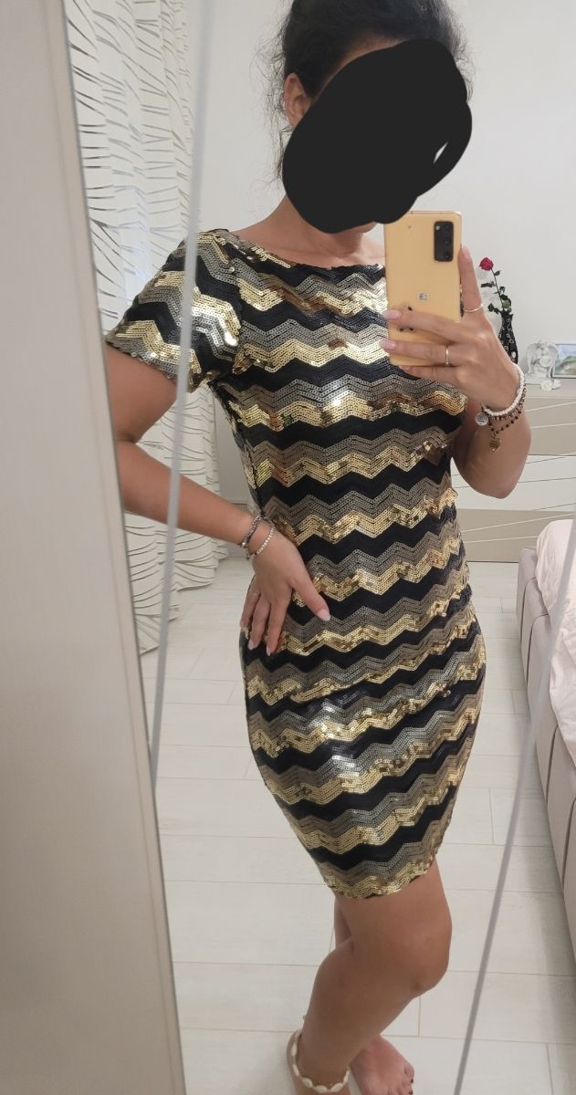 Abito Dry Lake pailletato taglia S