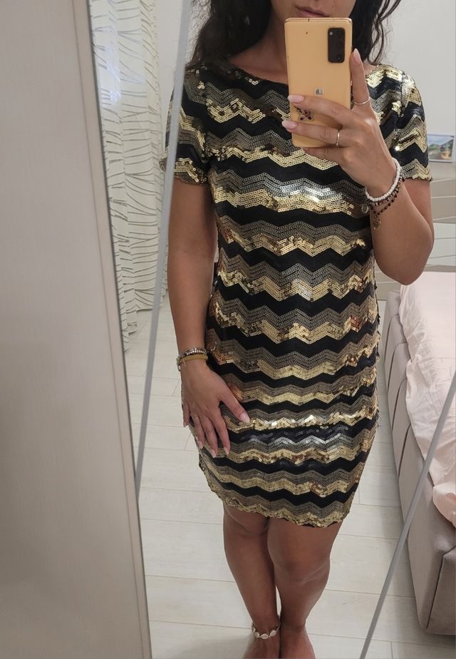 Abito Dry Lake pailletato taglia S