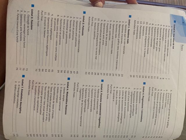 Llibre Matemàtiques socials 1r Batx, McGrawHill