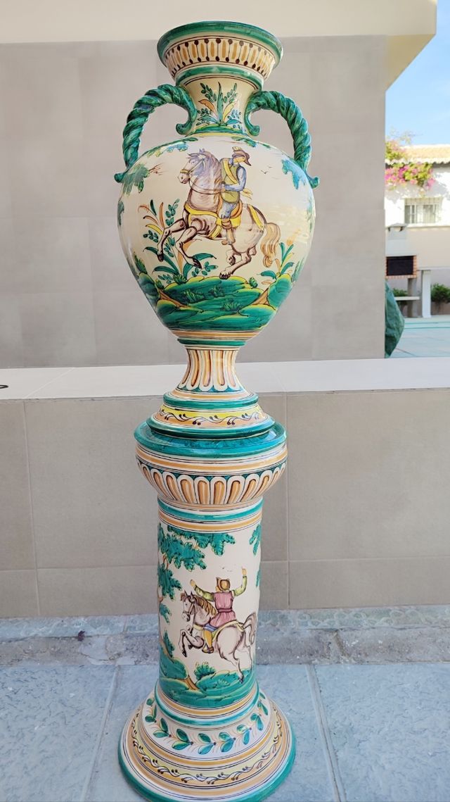 Jarrón original de Talavera de la Reina.