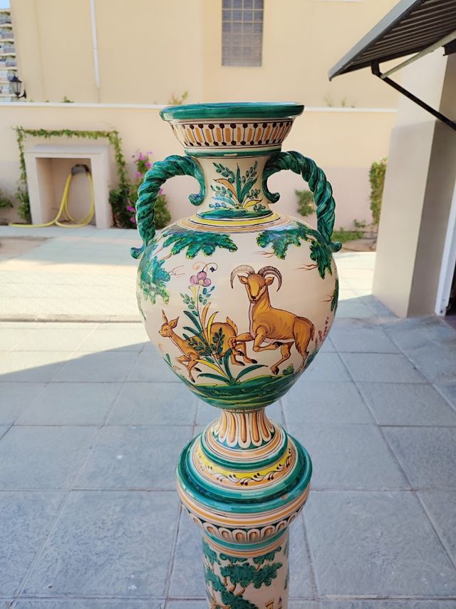 Jarrón original de Talavera de la Reina.