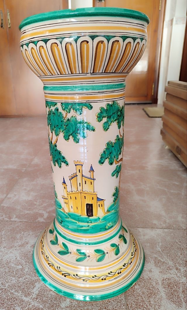 Jarrón original de Talavera de la Reina.