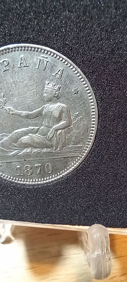 2 PESETAS 1870☆*18*75