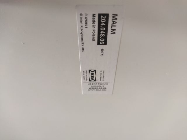 Canapé abatible MALM Ikea, 160x200cm