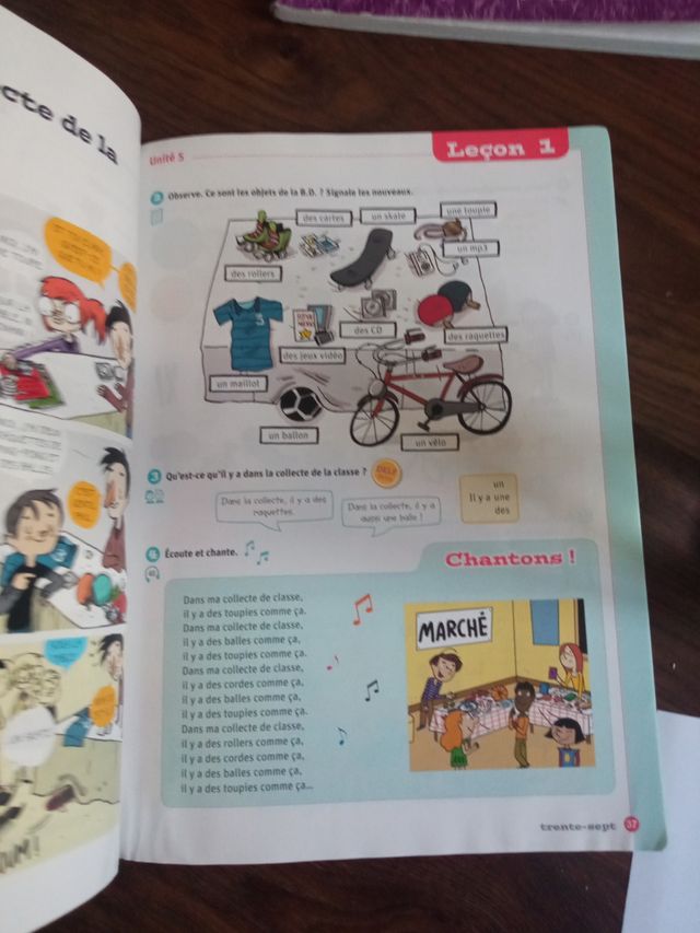 Libro de texto francés 1ESO