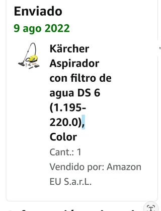 Aspirador de agua 