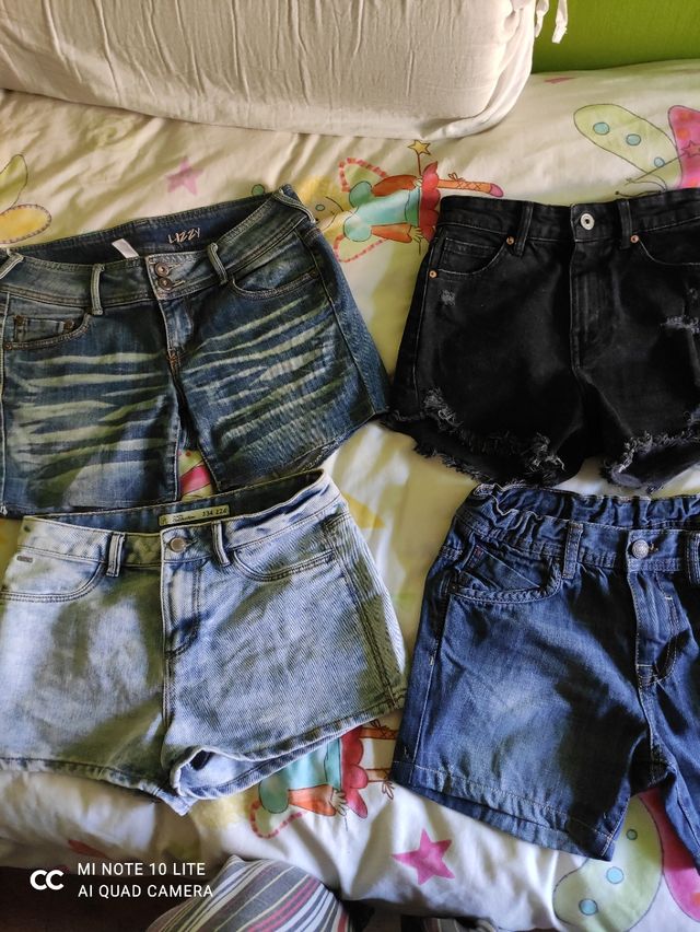 Pantalones cortos Zara,Mango, Bershka