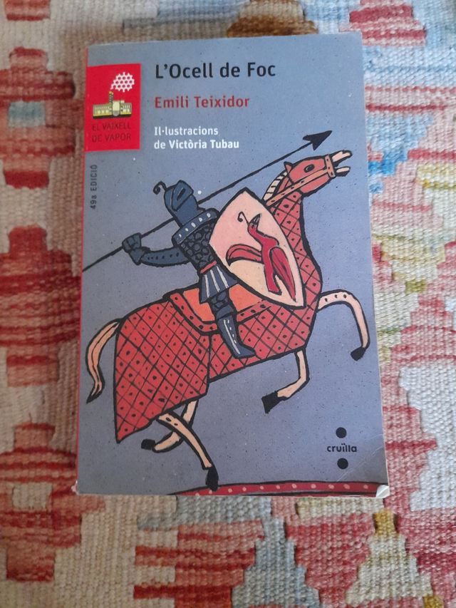 Libro texto lectura L'ocell de foc