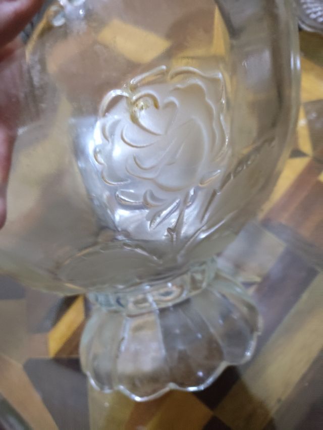 Frutero y soporte para tartas de vidrio